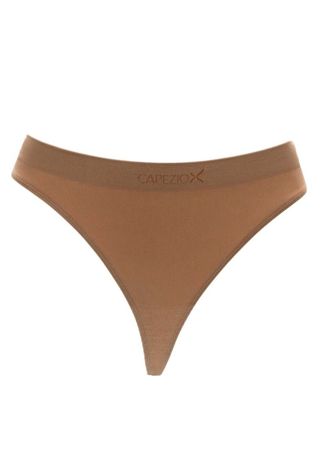 Capezio Seamless Low Rise Womens Thong Dance Brief - Nude 3678