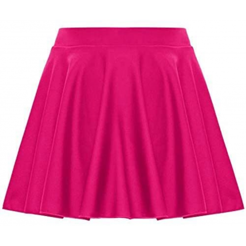 Dorinda S.of T.D Junior Girls Circular Skirt Fuchsia