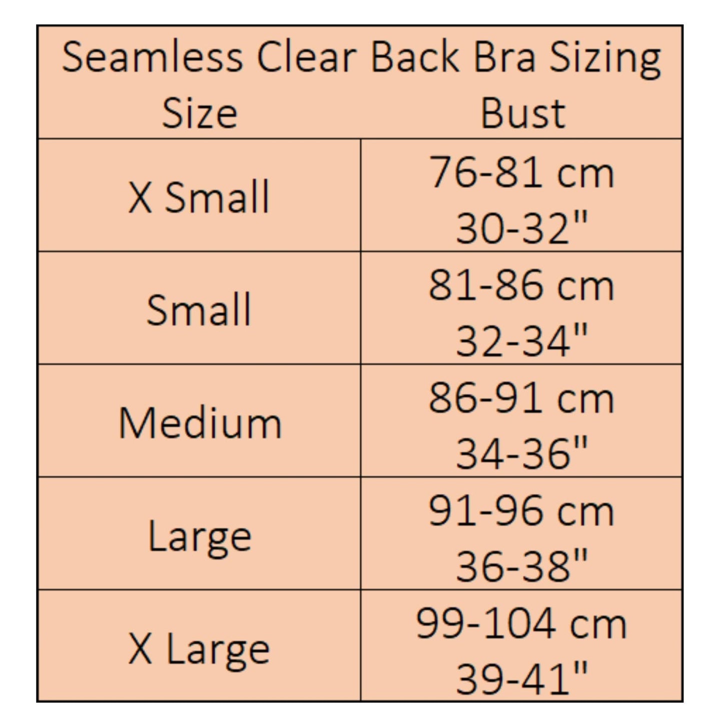 SEAMLESS CLEAR BACK BRA