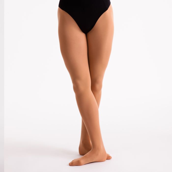 Silky Intermediate Fishnet Tights Tan / Black