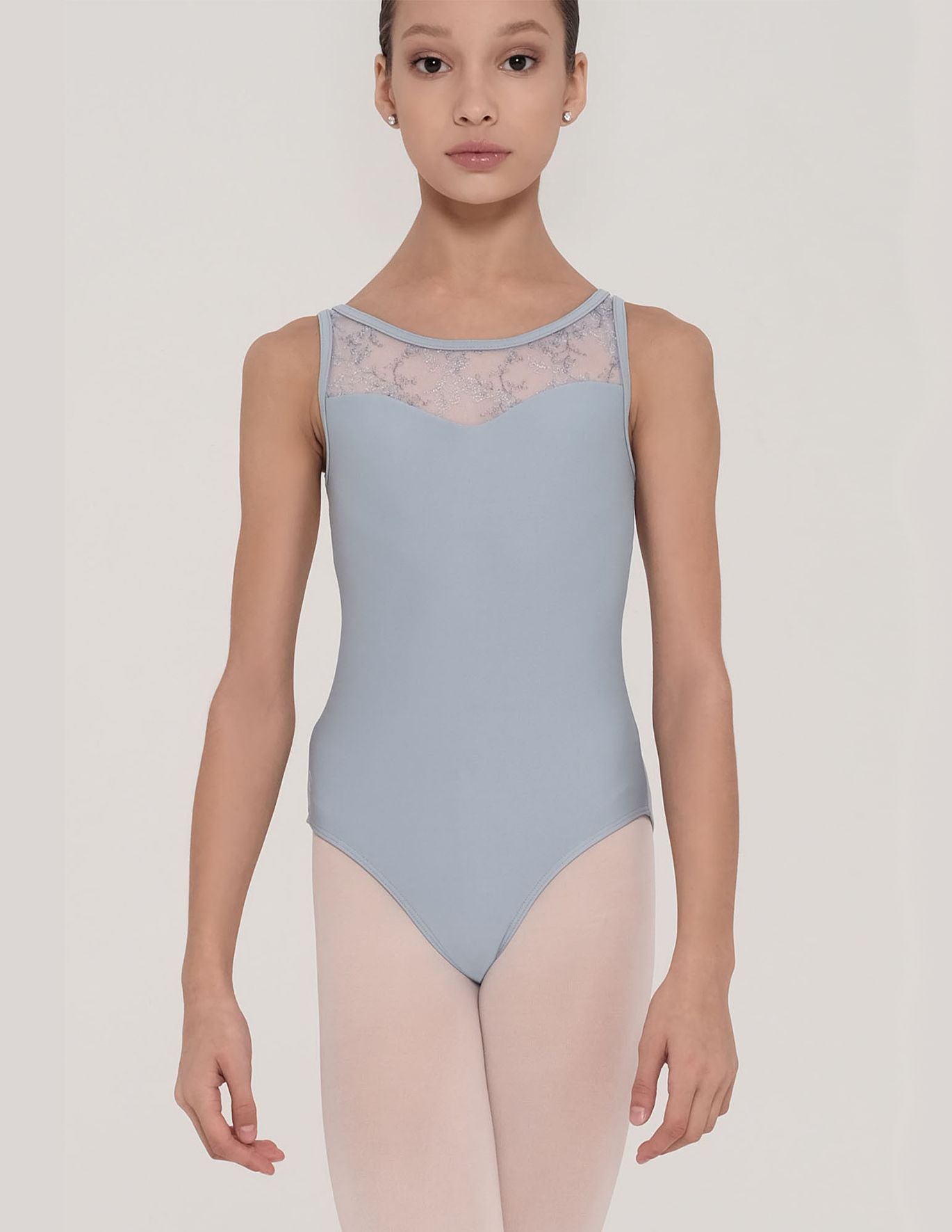 Wear Moi Belmine Floral twin strap lace Leotard