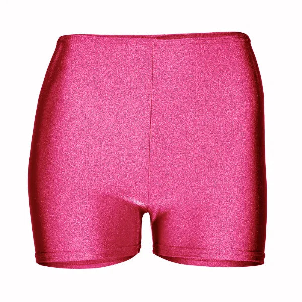 Nylon Lycra ADFP Beginnerwear Dance Shorts in Fuchsia