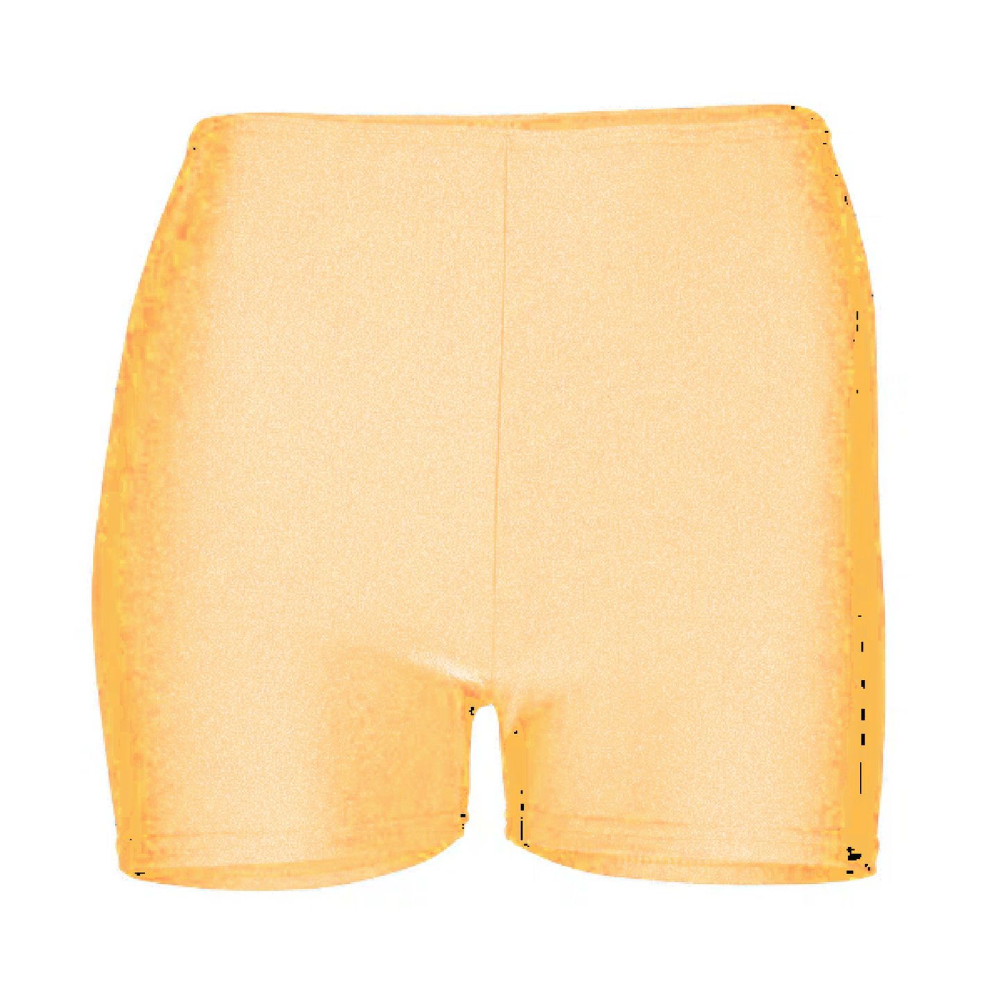 Nylon Lycra ADFP Beginnerwear Dance Shorts in Orange