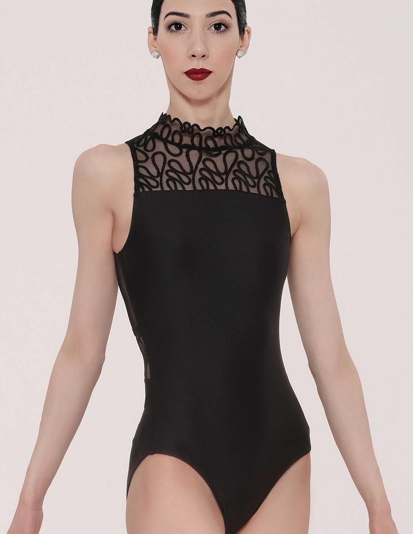 Wear Moi Akarso Ruban Collection Turtle Neck Leotard