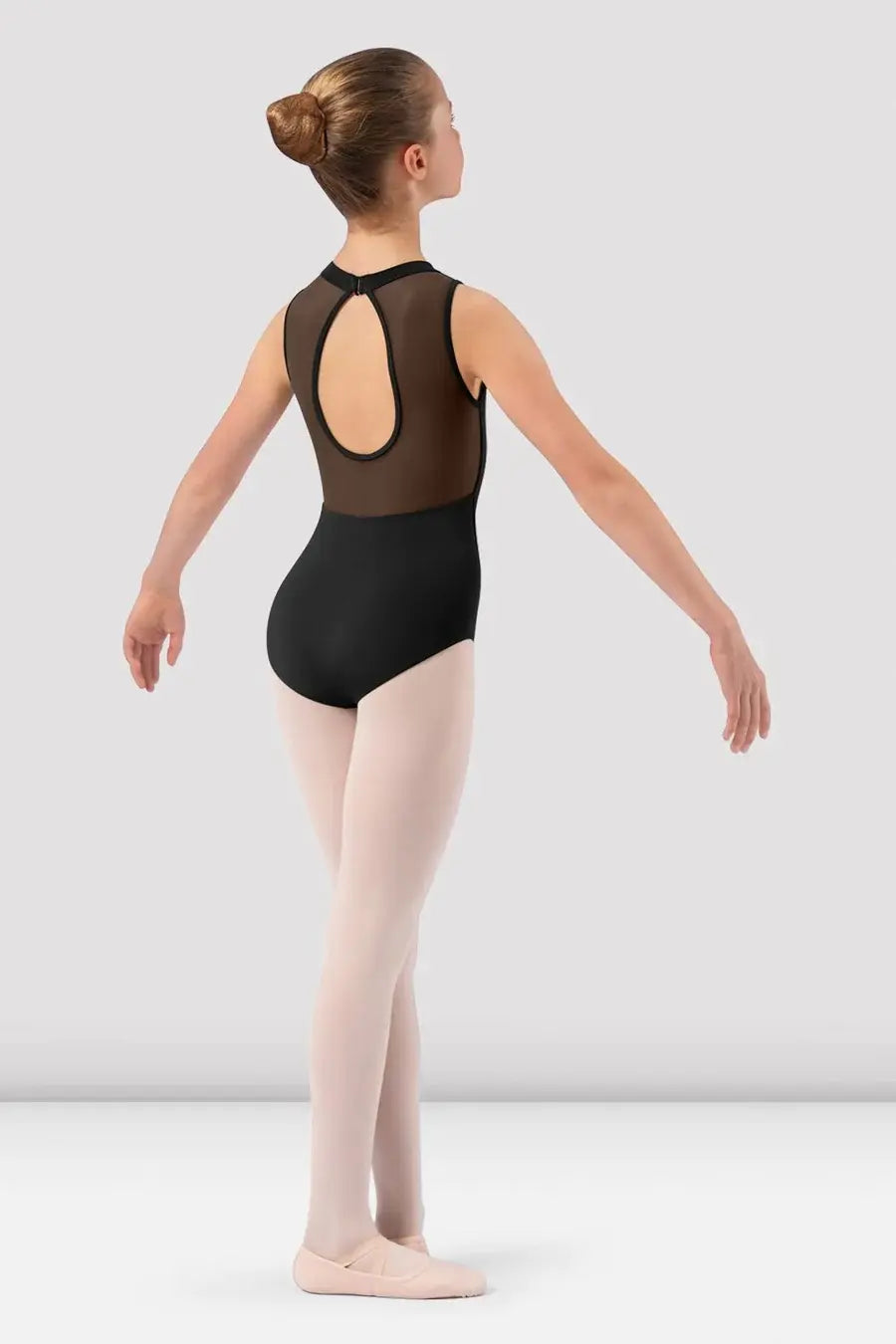 Bloch Girls Claire Lace Effect Mesh Leotard CL4185