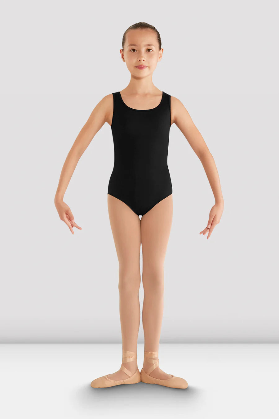 Bloch Black Bow Back Tank Leotard