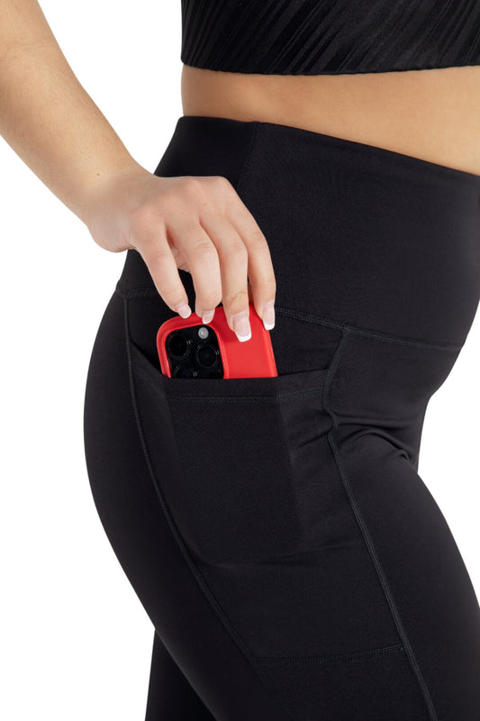 Capezio Black Pocket High Waist Leggings 12046