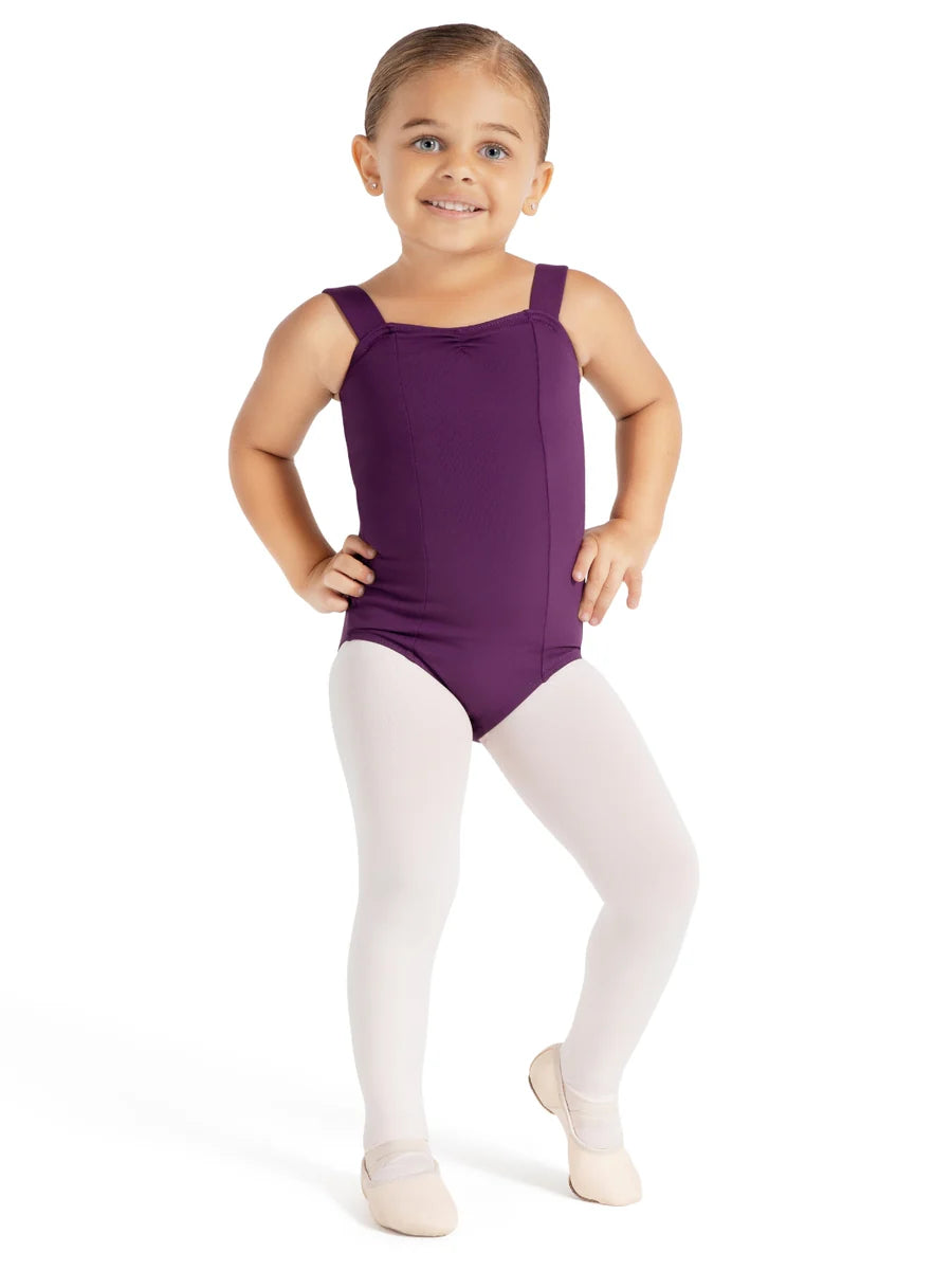 Capezio TC001C Wide Strap Child Small Leotard Aubergine