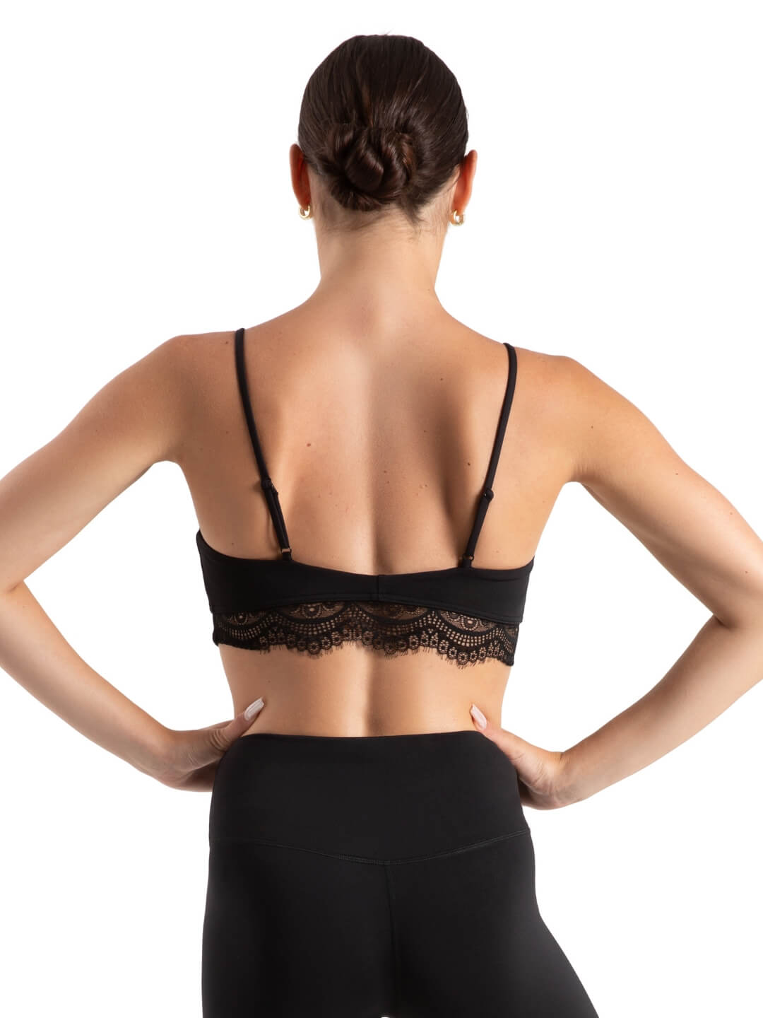 Capezio Whispering Waves Ocean Breeze Bra Top Black - 12100W