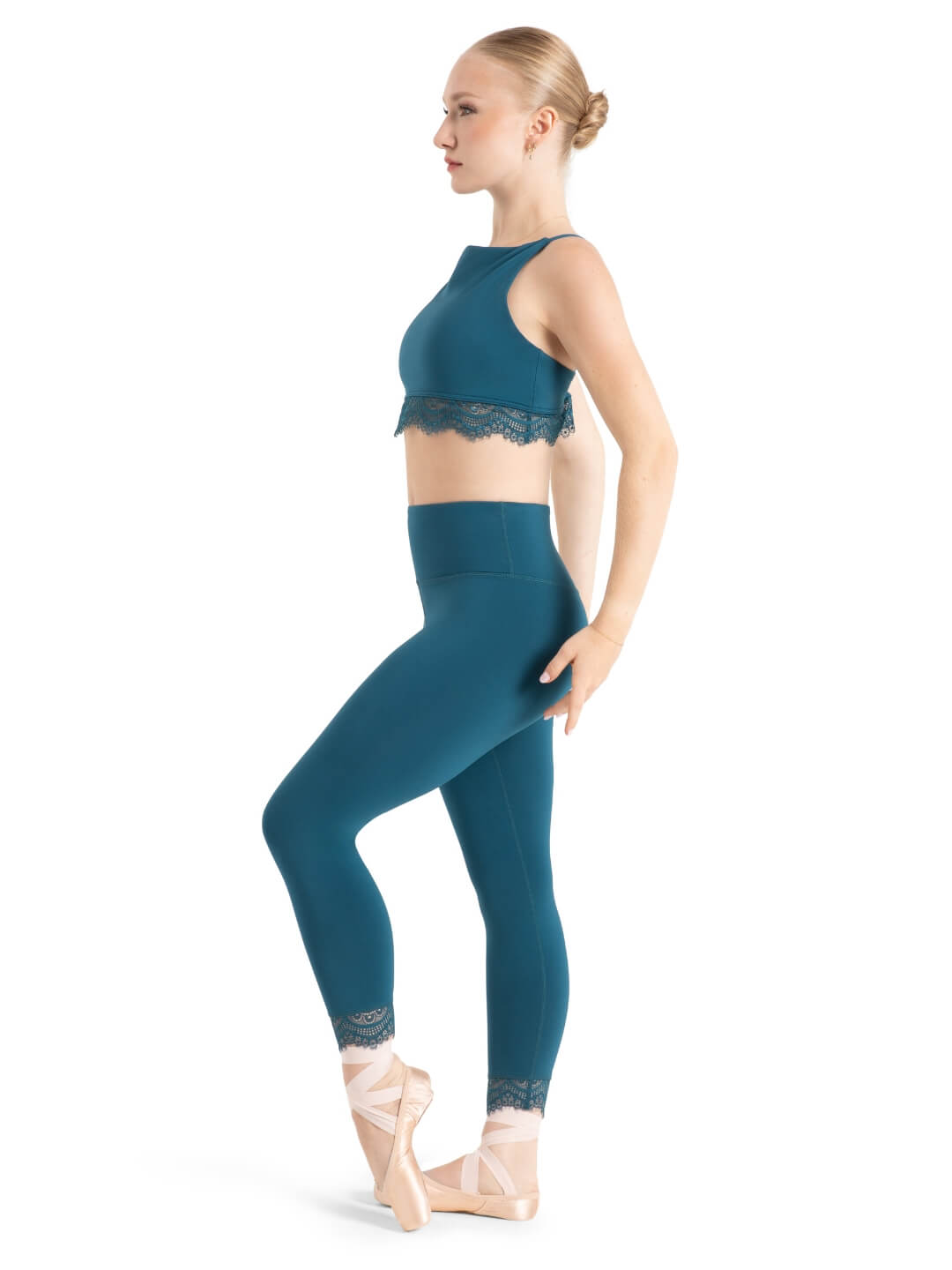 Capezio Whispering Waves Ocean Breeze Bra Top Black - 12100W