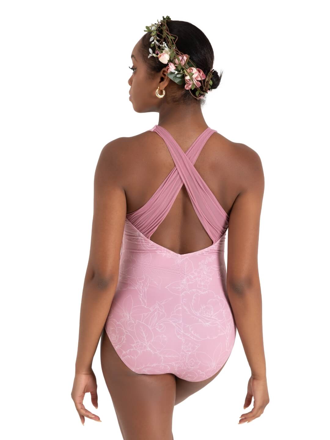 Capezio Wildflower Chamomile Cross Back Girls Leotard 12086C