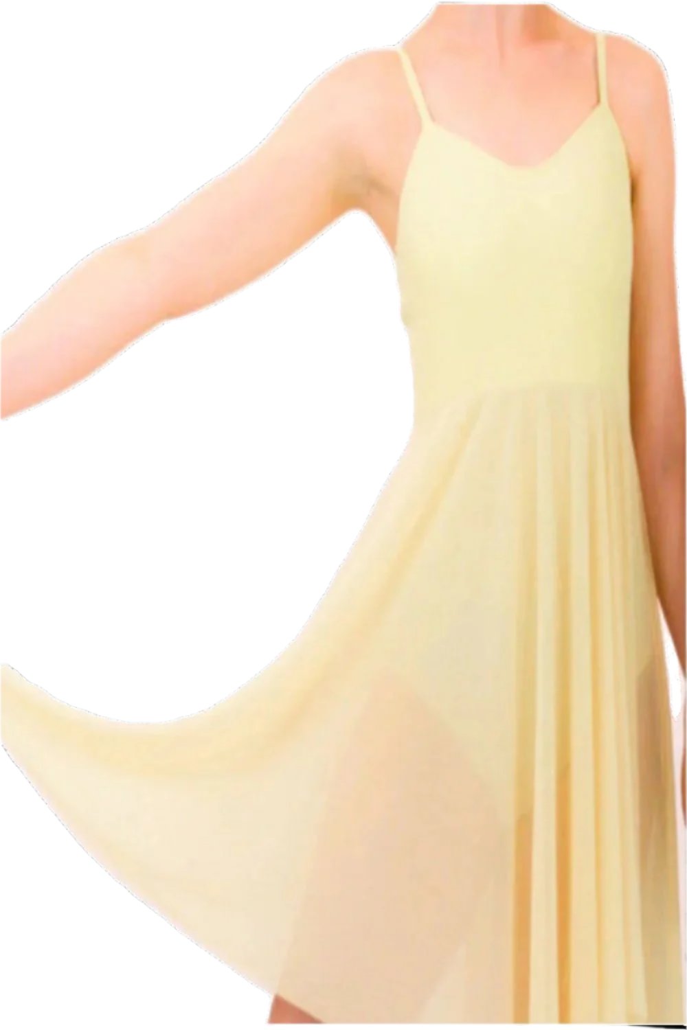 Lemon Lyrical Handkerchief dress, built in leotard size 2 age 10-11 *LAST ONE*