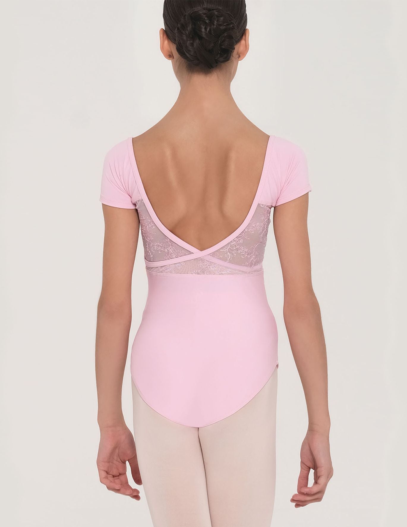Wear Moi Miosotis Mademoiselle Short Sleeved Leotard Pink