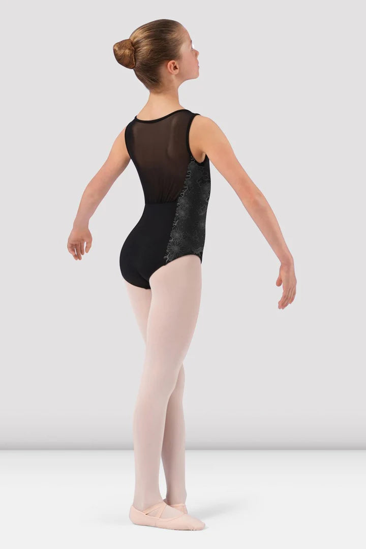 Bloch Girls Briar Lace Effect Sweetheart Neck Leotard CL4175