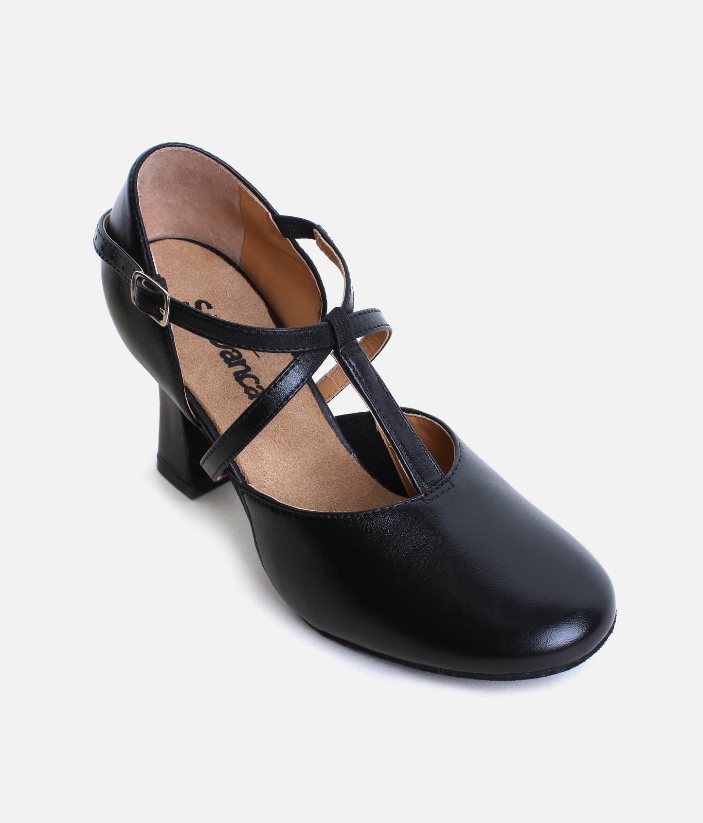 So Danca CH153 -Strap Character Shoe 2.5" heel Black