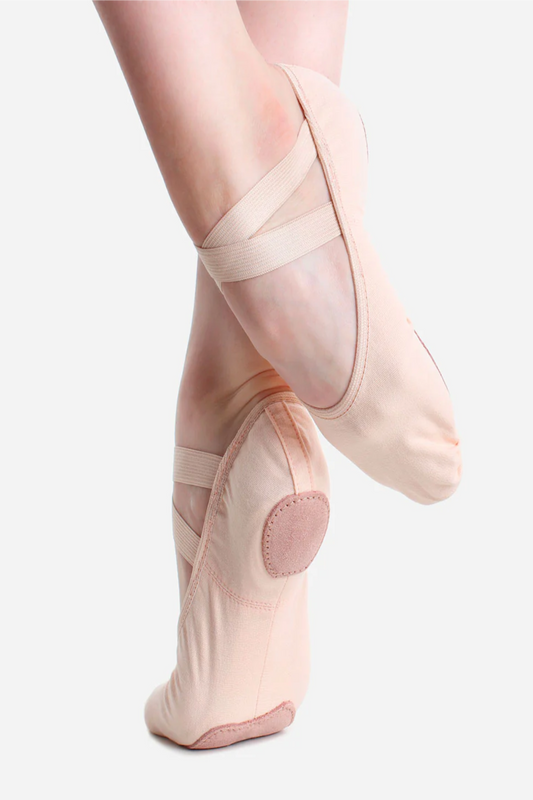 So Danca SD16 Stretch Canvas Split Sole Light Pink Ballet Shoes