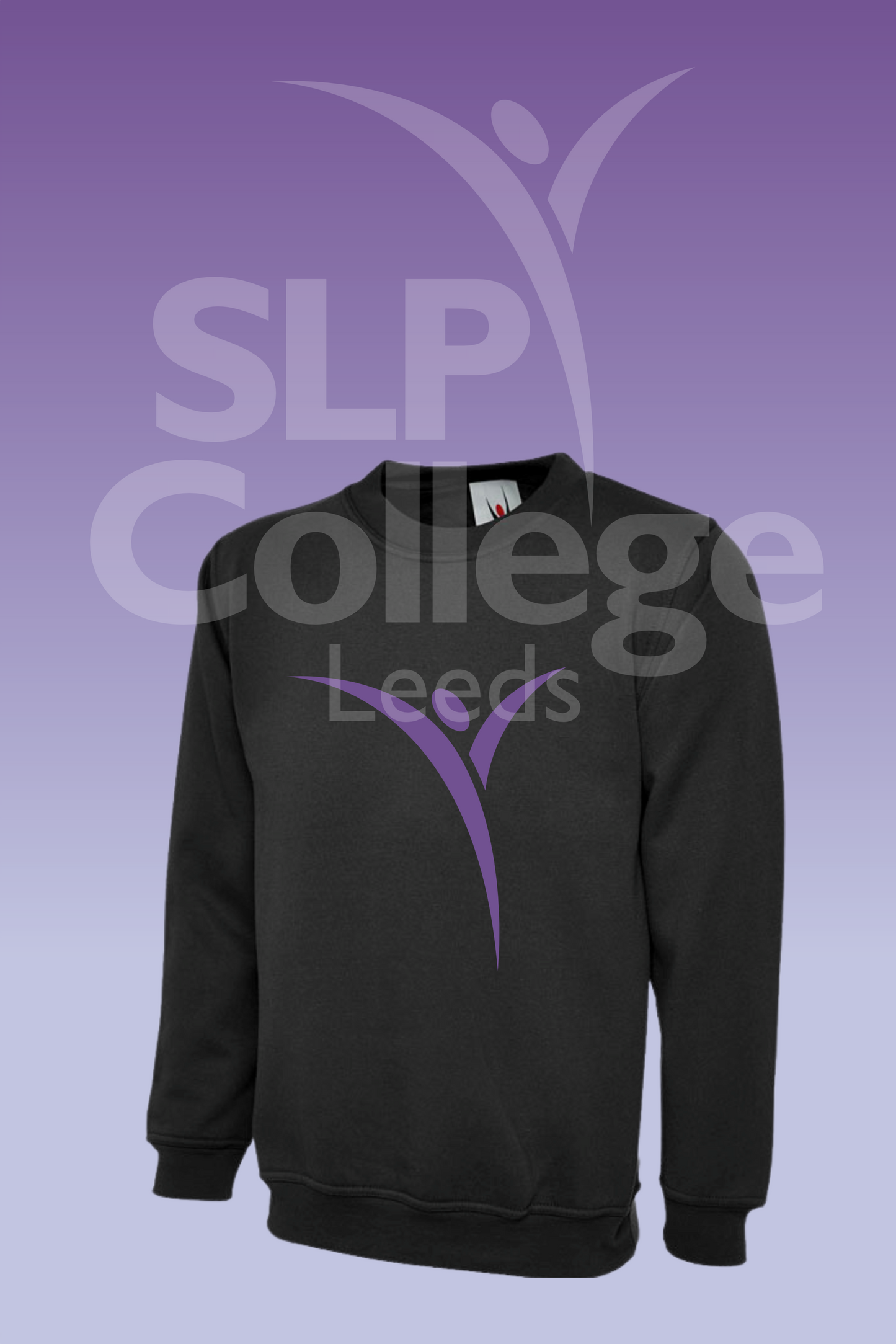 SLP College Logo'd Sweatshirt in Black