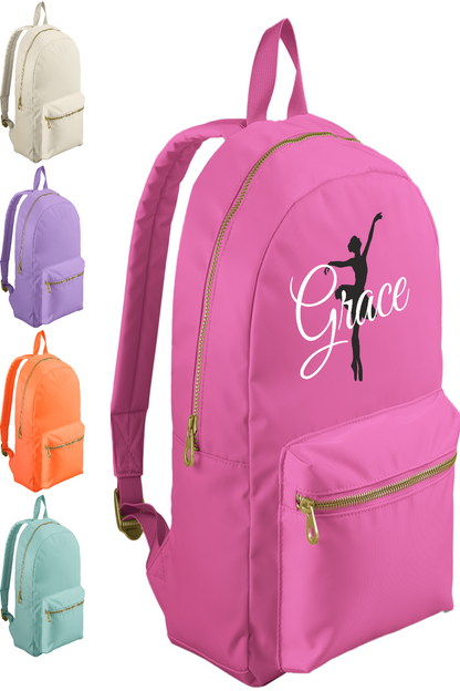 Personalised Ballerina Mini Backpack – 10L Custom Dance Bag