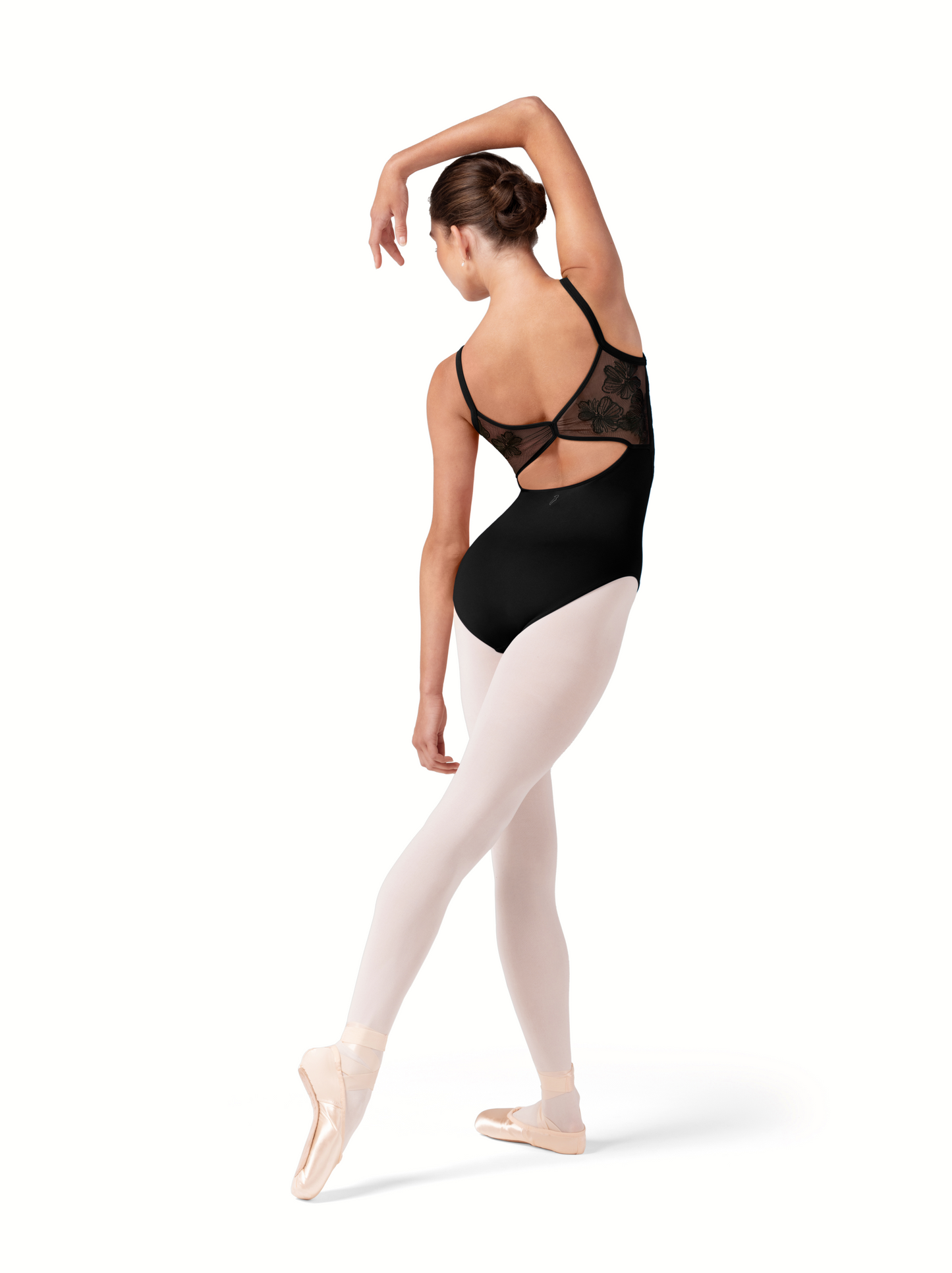 Bloch Mesh Camisole Leotard L70002B – Black & Cerulean Blue