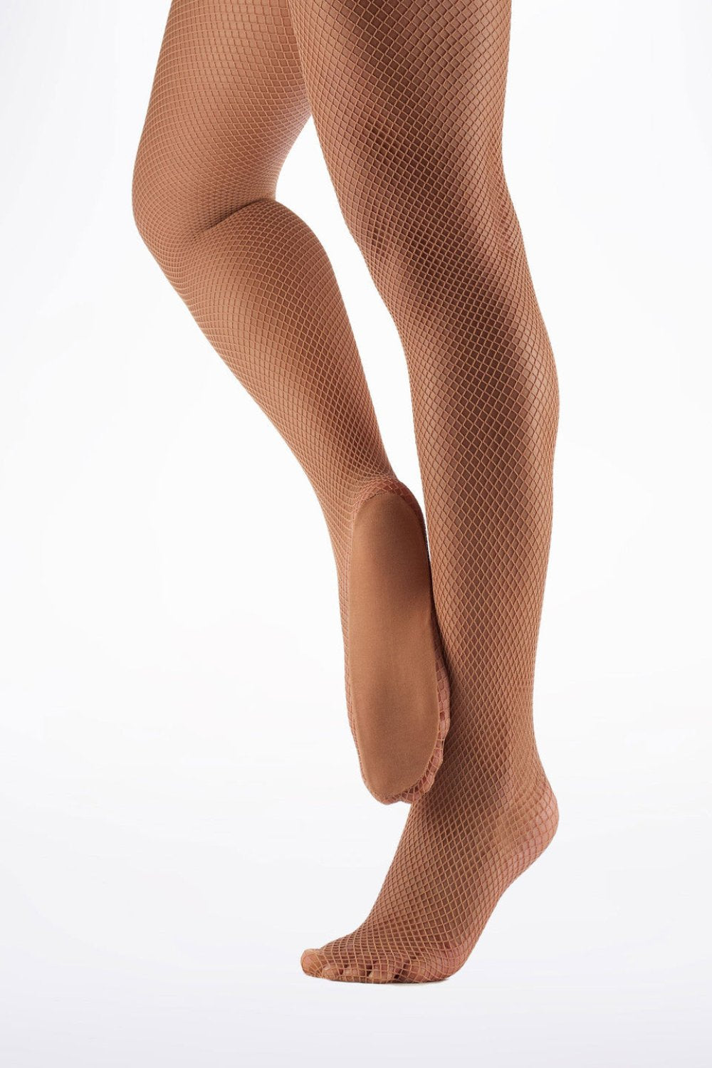 Capezio 3000 Professional Fishnet Tights Sun Tan