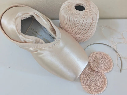 Easy Darn Crochet Pointe Shoe Tips