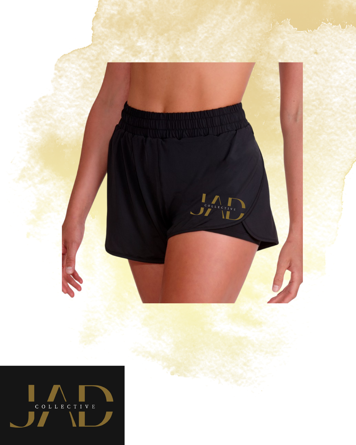 JAD Collective Twin Layer Dance Shorts