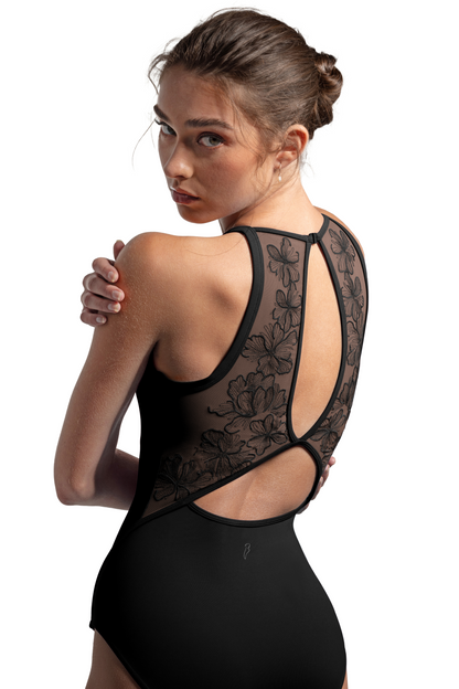 Bloch Halter Leotard L40002 – Cherry Red / Black