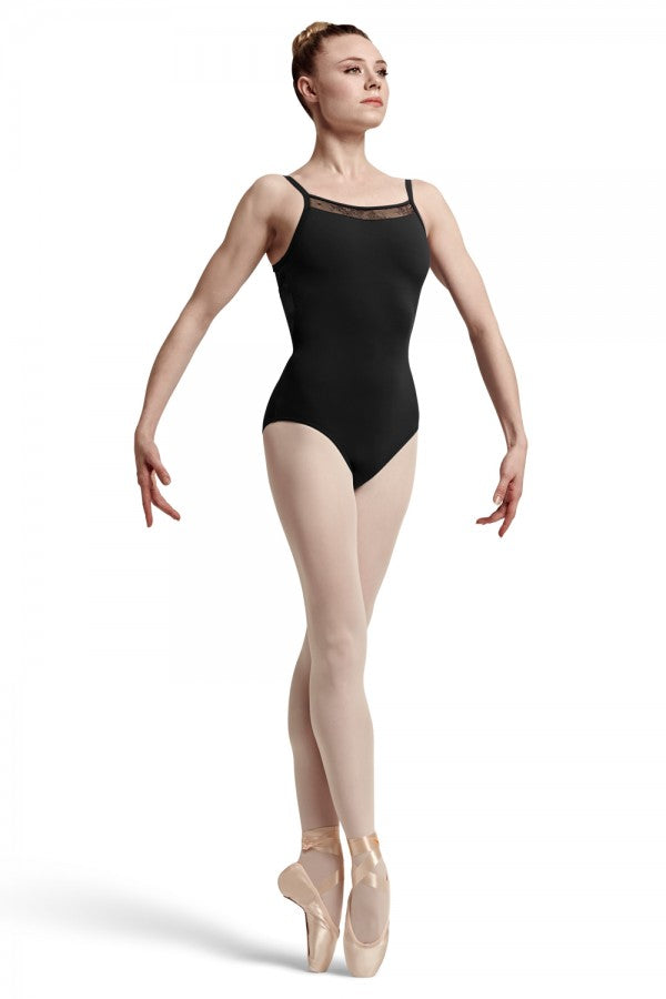 Bloch Ladies Eyal Black Lace Leotard