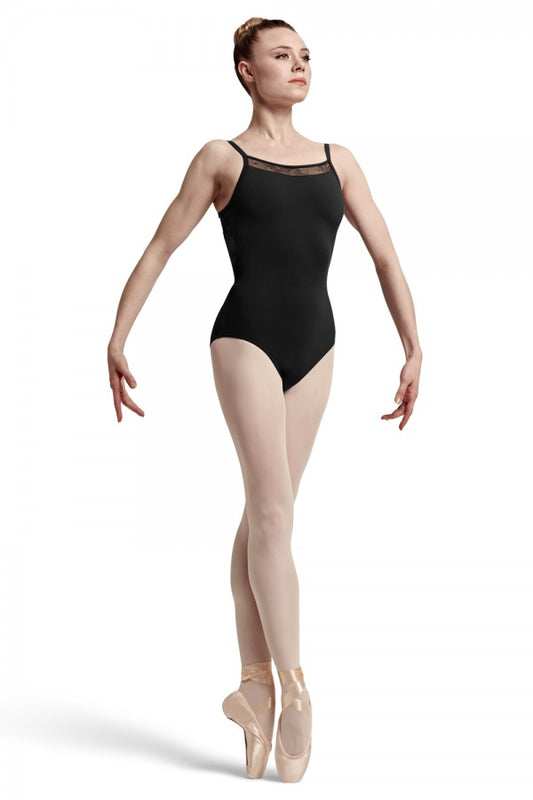 Bloch Ladies Eyal Black Lace Leotard