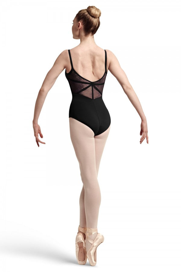 Bloch Ladies Eyal Black Lace Leotard