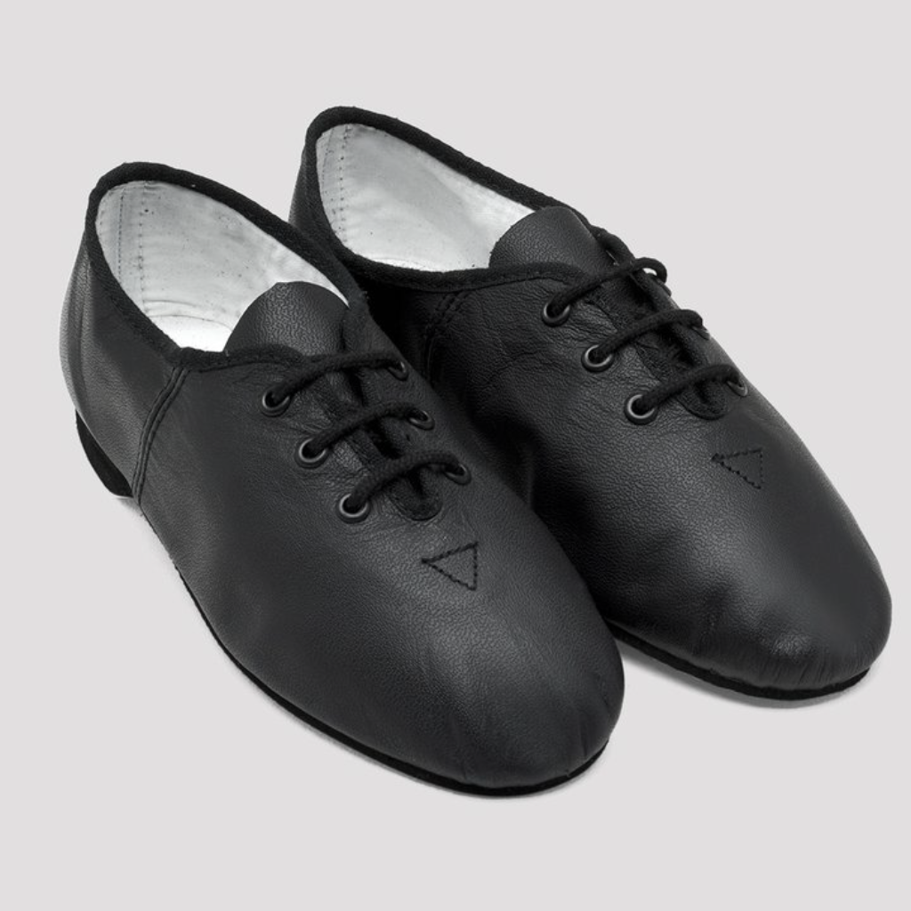 Bloch Black Leather Essential Full Sole Jazz Shoes S0462L