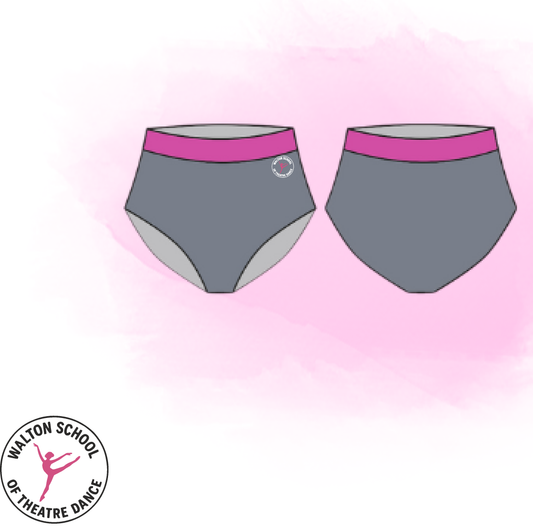Official Walton School of Dance Nix – Grey & Cerise Meryl Fabric