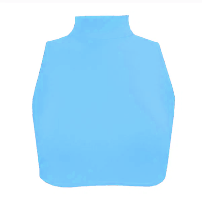 Nylon Lycra High Neck Crop Top ADFP Beginnerwear in Turquoise
