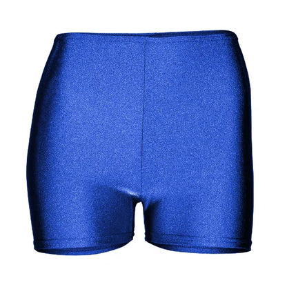 Nylon Lycra ADFP Beginnerwear Dance Shorts in Royal Blue
