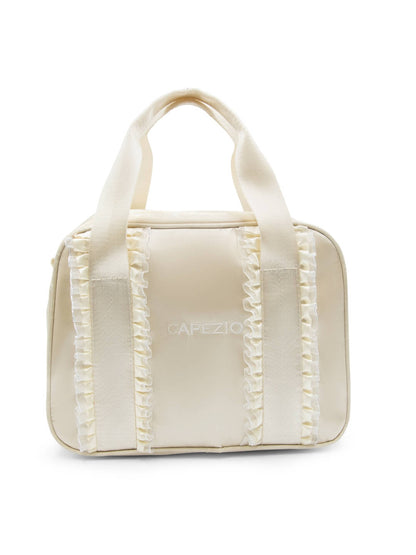 Capezio Eloise Ruffle Crossbody Bag -  B324 Oatmeal