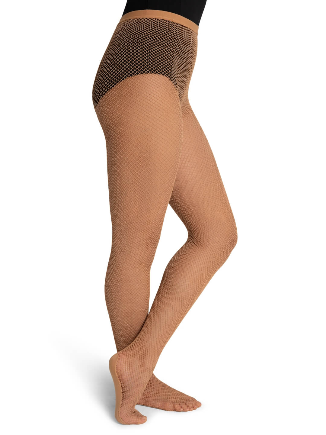 Capezio 3000 Professional Fishnet Tights Sun Tan