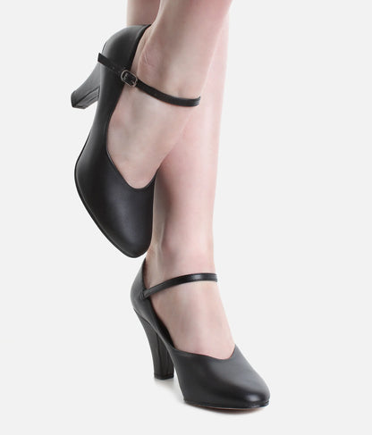 So Danca CH53 Character Shoe "New Yorkers" Black
