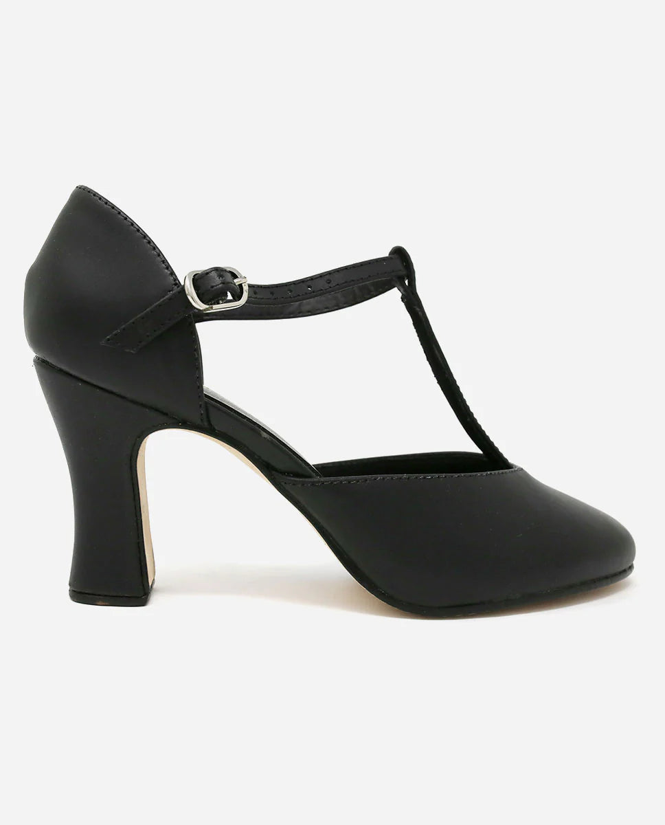 So Danca CH98 T-Bar Character Shoes in Black