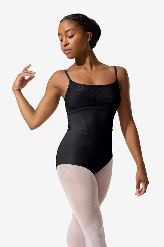 Capezio Elsa Leotard Black | Ladies Ballet Leotard -  F12701W