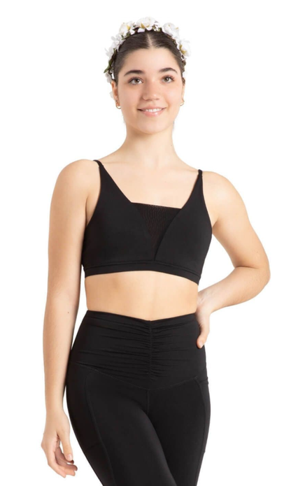 Wildflower Iris Mesh Bra Top 12090W Black