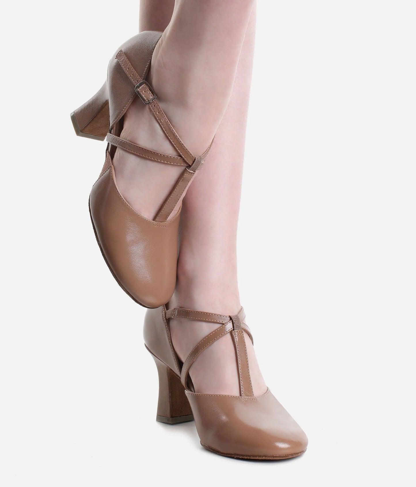 So Danca SD153 - Strap Character Shoe 2.5" heel Tan