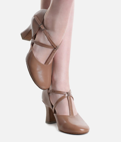 So Danca SD153 - Strap Character Shoe 2.5" heel Tan