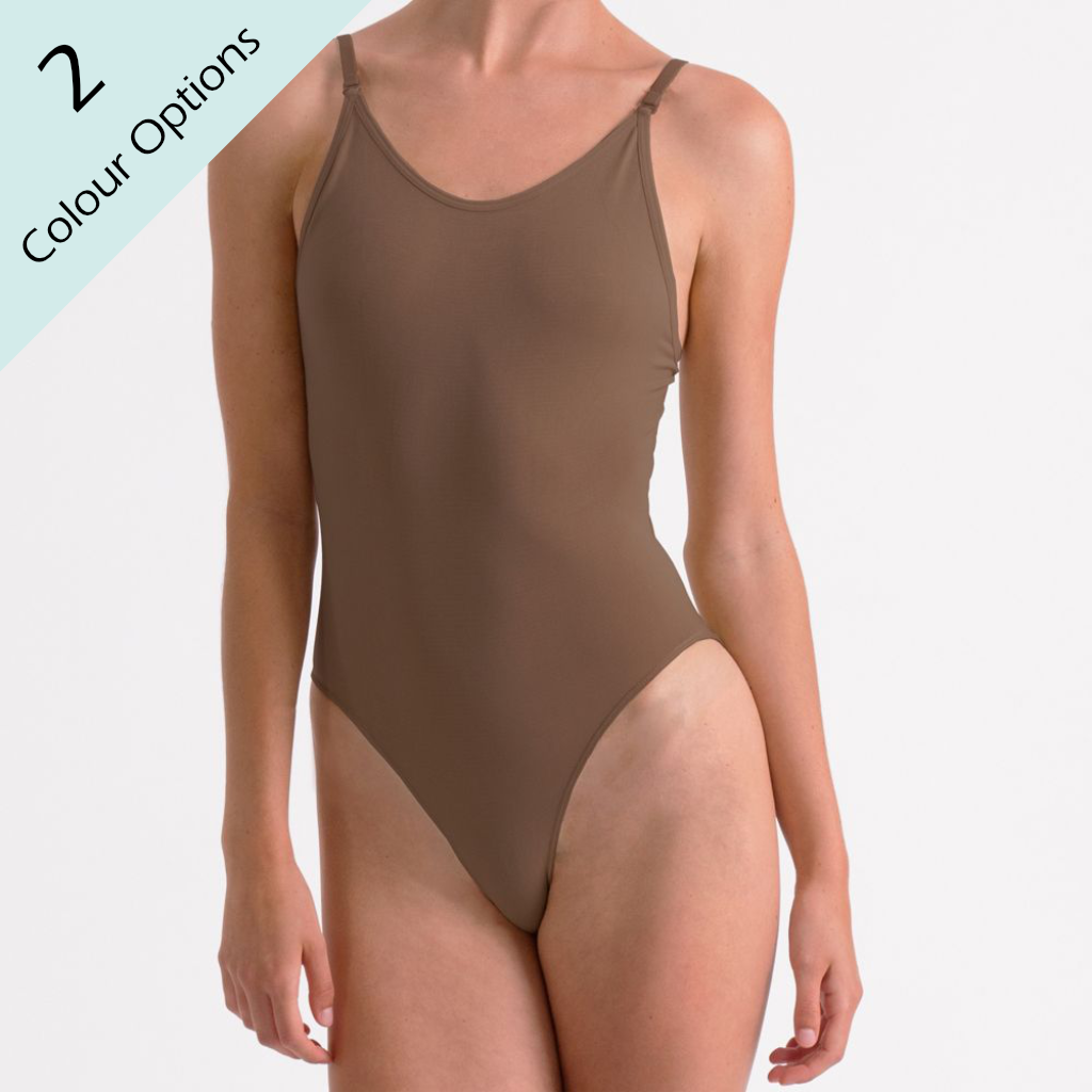 SEAMLESS LOW BACK CAMISOLE LEOTARD