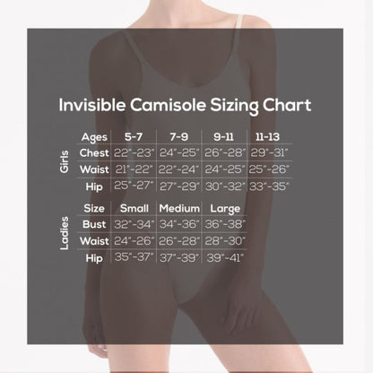 Silky Invisible Low Back Camisole Dance Underwear – Seamless Dance Undergarment